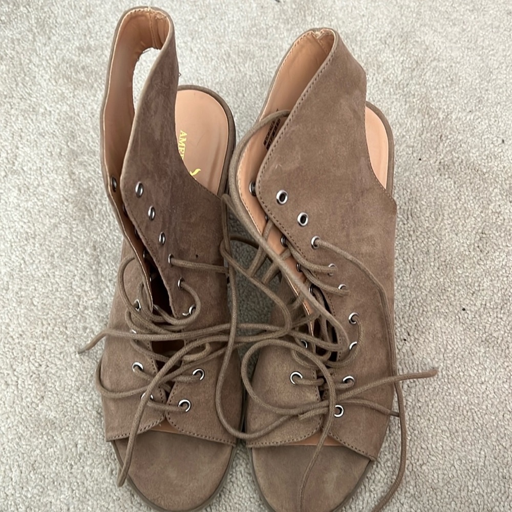 American Eagle Lace-Up Heels